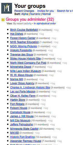 MHS Flickr groups