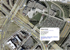 Minnesota History Center default location on Google Maps is way wrong!